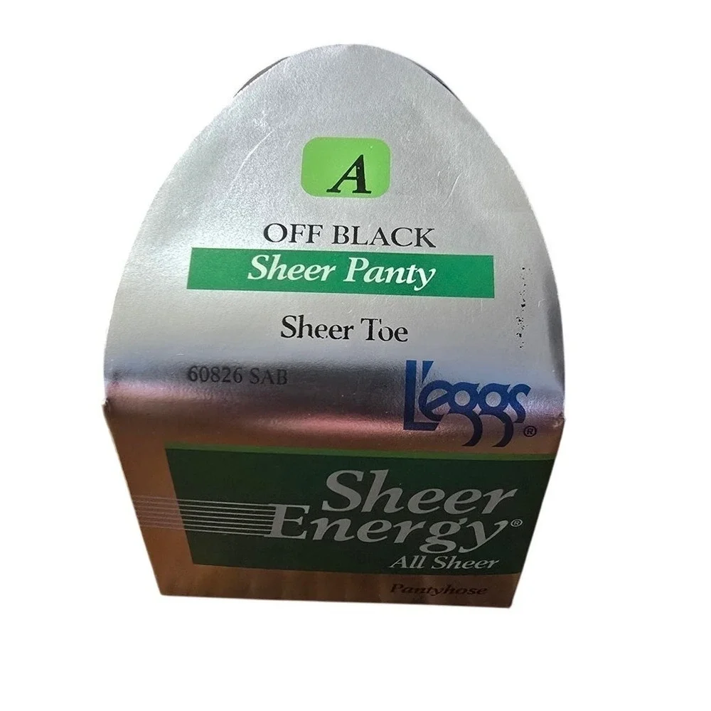 NOS L'eggs‎ Sheer Energy Sz A Off Black